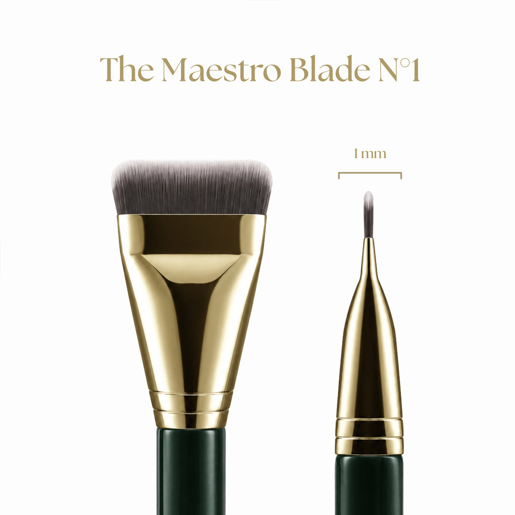 Via Magiamo The Maestro Blade Make UP Pinsel für Makellose Haut