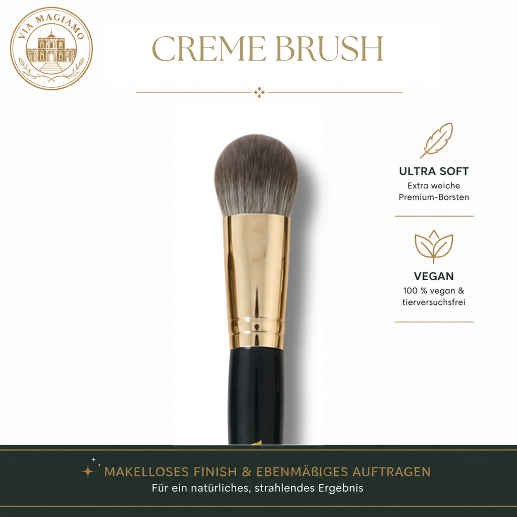 Single Cream Blush Bronzer Brush