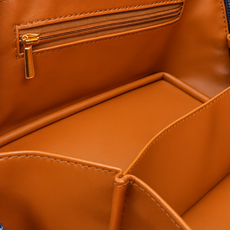 DARK BLUE Make Up Essentials Bag