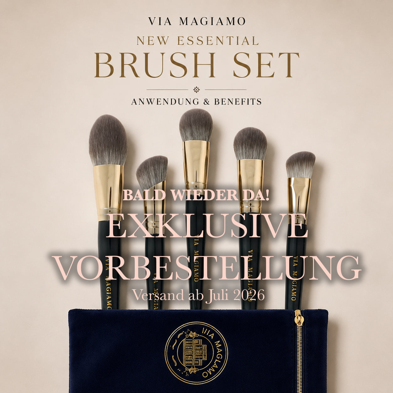 Nuovo set pennelli essenziali